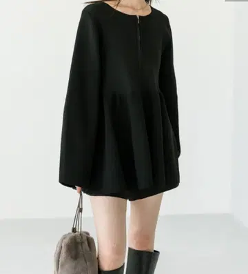 mystic WZIP 페플럼 가디건