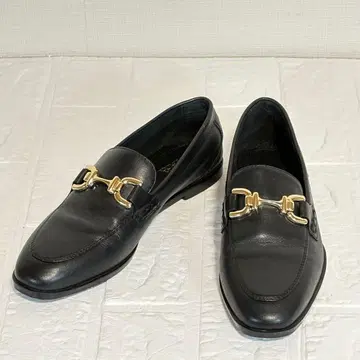 ZARA 자라 비트 로퍼 블랙 36 약 23cm 골드