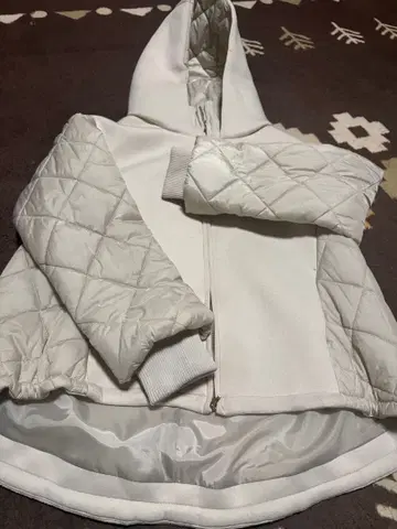 FAVDORI 화이트 점퍼 블루종