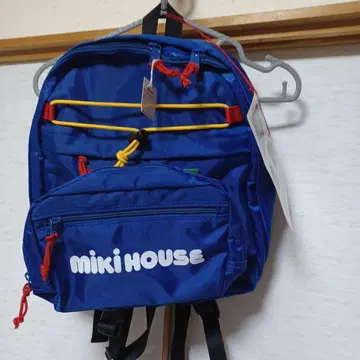 미사용 Miki House 마더백 힙색 파랑