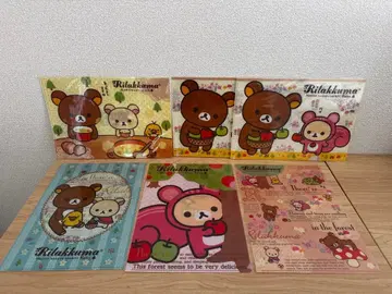 [ 미사용 새상품 ] 리락쿠마 코리락쿠마 클리어 파일 6장 세트 4