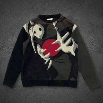 에바 x 그라니프 콜라보 사키엘 사도 니트 스웨터 size M