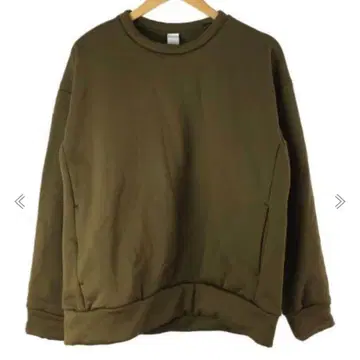 DESCENTE PAUSE 크루넥 맨투맨 L 올리브 그린