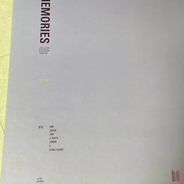방탄소년단 BTS Memories 2018 메모리즈 DVD