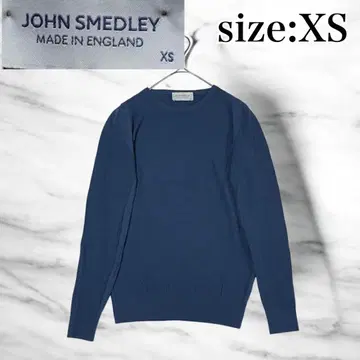 새상품급 존스메들리 니트 스웨터 긴팔 크루넥 현행 택 네이비