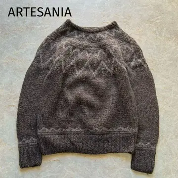 아르테사니아 노르딕 니트 핸드 니트 브라운 M