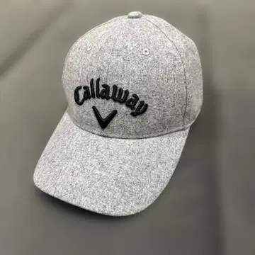 미사용 Callaway 그레이 캡 로고 자수 골프 모자