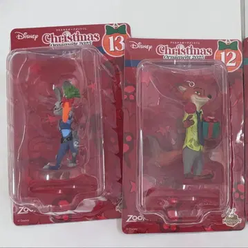 Happy 복권 크리스마스 오너먼트 주토피아 닉, 주디 2개 세트