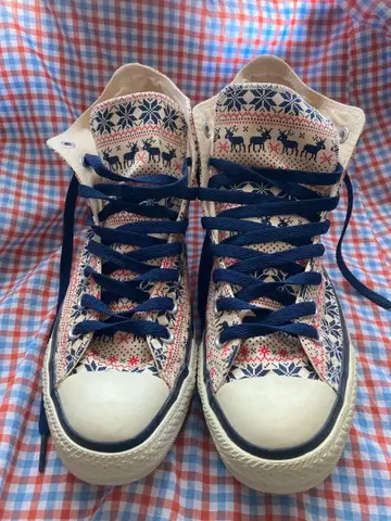 컨버스 하이컷 26cm 눈꽃