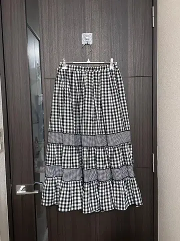 merry jenny 깅엄 캉캉 스커트