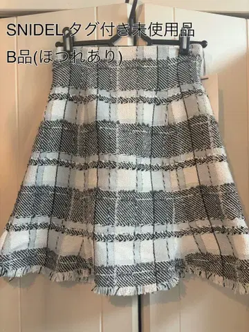스나이델 SNIDEL 택 포함 미사용 새상품 미니 스커트 B급