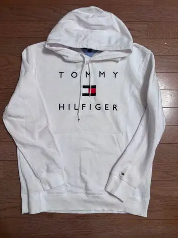 미사용품 TOMMY HILFIGER 화이트 후드티 XL 사이즈