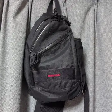 새상품급 BRIEFING 브리핑 바디백 블랙
