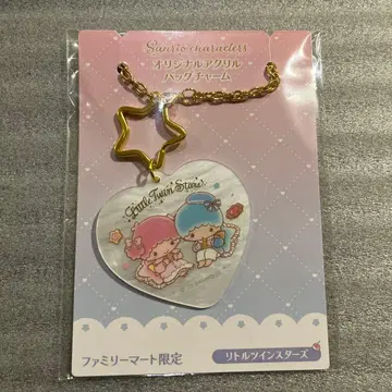 산리오 리틀트윈스타 아크릴 백참 훼미리마트 한정판