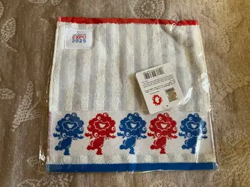 새상품 미야쿠미야쿠 미니 타월 손수건 핸드 타월 오사카 만박 간사이 만박