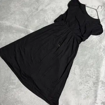 [ 고품질 ] any FAM 블랙 원피스 허리 끈 포함 사이즈 2