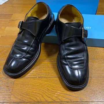 REGAL 블랙 컬러 비즈니스 슈즈 벨트식