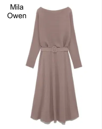 Mila Owen 리브 니트 셋업