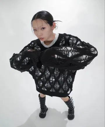 [ Bizarre Maiden ] cutout summer knit