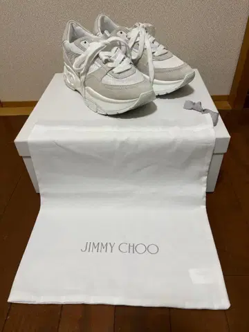 JIMMY CHOO 스니커즈 화이트/그레이