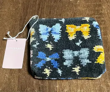 미사용품 페이러 LOVERARY 메니 리본즈 L자 파우치 FEILER