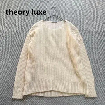 새상품급 theory luxe 캐시미어 100% 오버 사이즈 니트 스웨터
