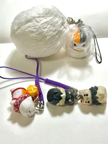 냥코 선생님 민예 가챠 나츠메 우인장 제일복권 F상 2010년 3종 세트