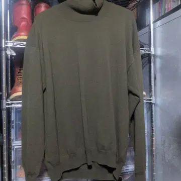 cash&barba 몽골 캐시미어 터틀넥 olive