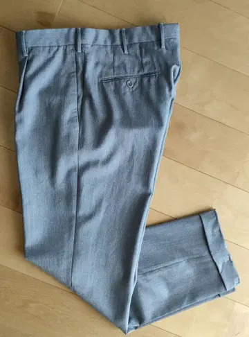 SUPER120 고급 INCOTEX 48 그레이 슬랙스 인코텍스