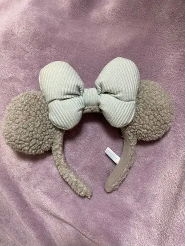 미키 귀 머리띠 베이지