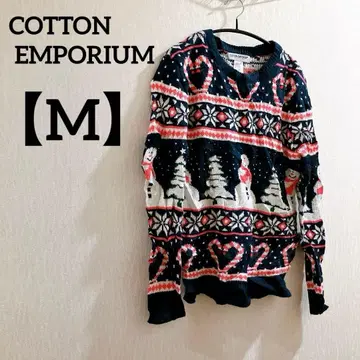 COTTON EMPORIUM [ M ] 크리스마스 니트 스웨터 가을/겨울