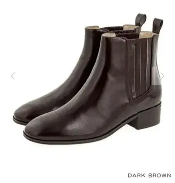 아두비브르 천연 가죽 사이드 고어 가죽 숏부츠 A de Vivre