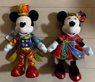 디즈니 40주년 미키 미니 포즈 플러시