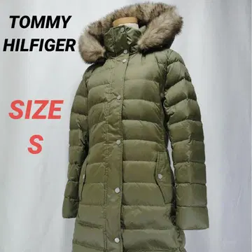 TOMMY HILFIGER 타미힐피거 다운 코트 미 실루엣