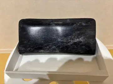 CK 캘빈 클라인 블랙 장지갑