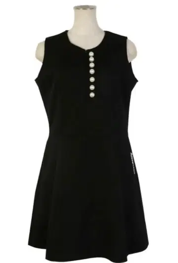 새상품 키스온더그린 골프웨어 원피스 블랙 L 사이즈