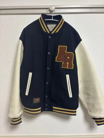 SKOOKUM x AVIREX / 아비렉스 LETTERMAN 바시티 자켓