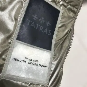 TATRAS 타트라스 후드 부착 다운 자켓 올리브 그린