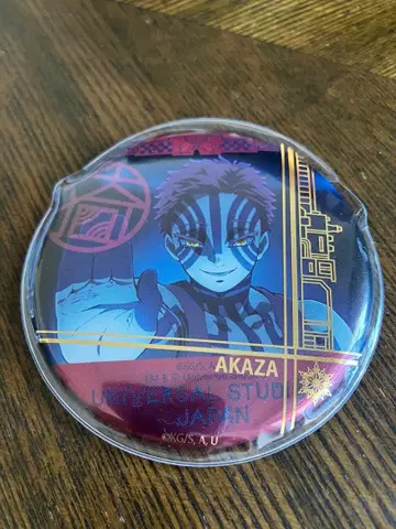 귀멸의 칼날 아카자 USJ 캔뱃지