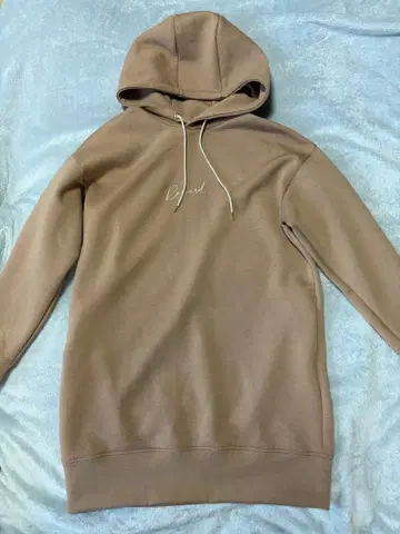 ReZARD 여성용 후드티 원피스 베이지 S