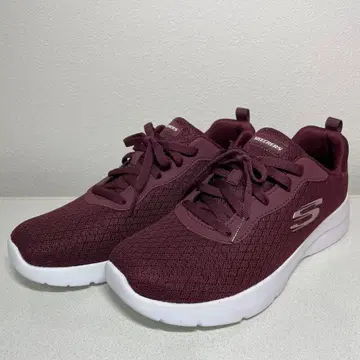 SKECHERS 버건디 여성용 스니커즈 24cm