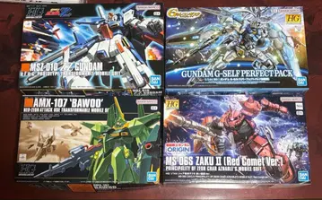 새상품 HG 건담 프라모델 4개 세트