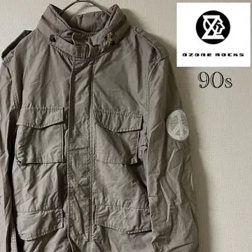 90s OZONE ROCKS/M-65 필드 자켓/M/그레이