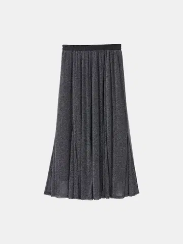 PLST 라메 튤 머메이드 스커트 미사용품