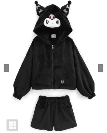 미사용 새상품 쿠로미 후드티 x 숏팬츠 셋업