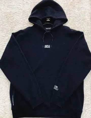 WIND AND SEA x DELUXE 후드티 블랙