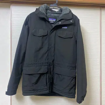 Patagonia 블랙 플리스 안감 부착 자켓