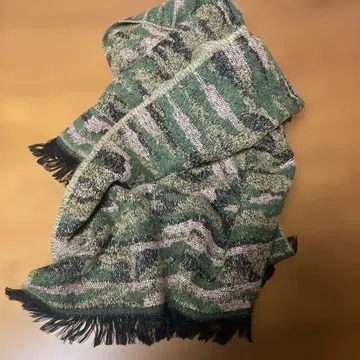 카모플라주 패턴 스톨 숄 머플러