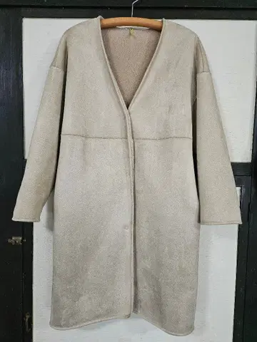 MICA&DEAL 베이지 리버서블 롱 코트