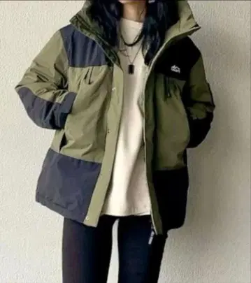 CAMP7 후드 부착 다운 자켓 L 라이트온 컨디션 최상